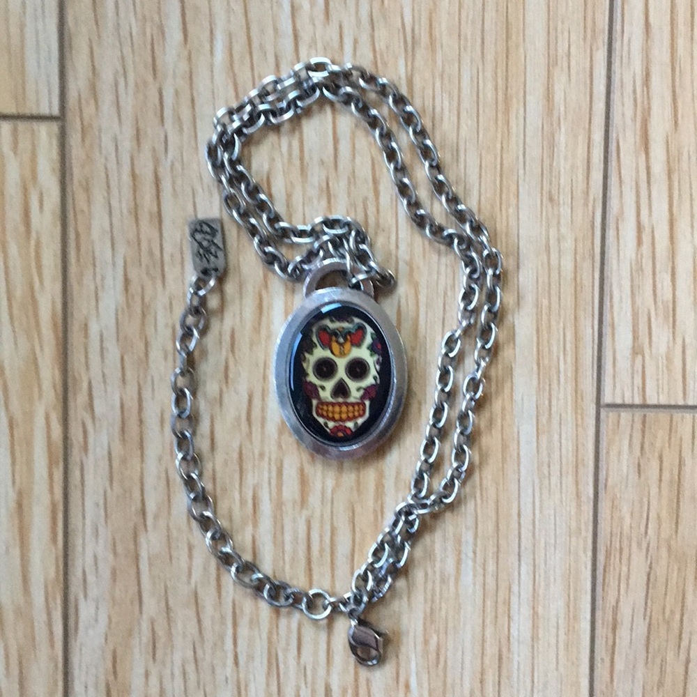 Classic Hardware Sugar Skull Necklace